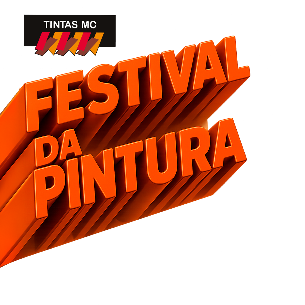 Logo do festival da pintura da Tintas MC.