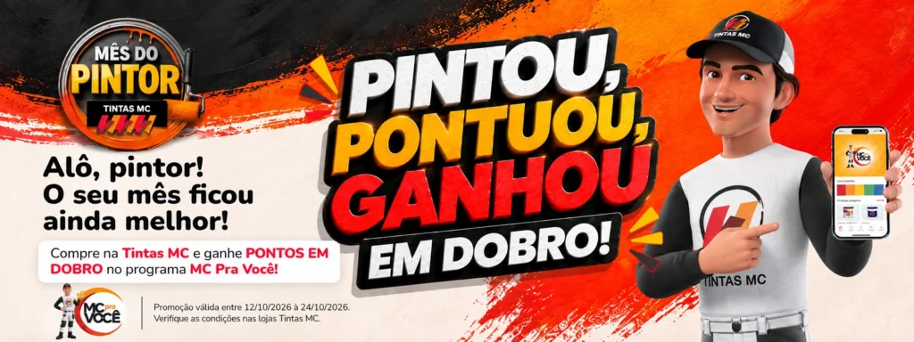 Banner da campanha de ponto em dobro no MC pra Você.