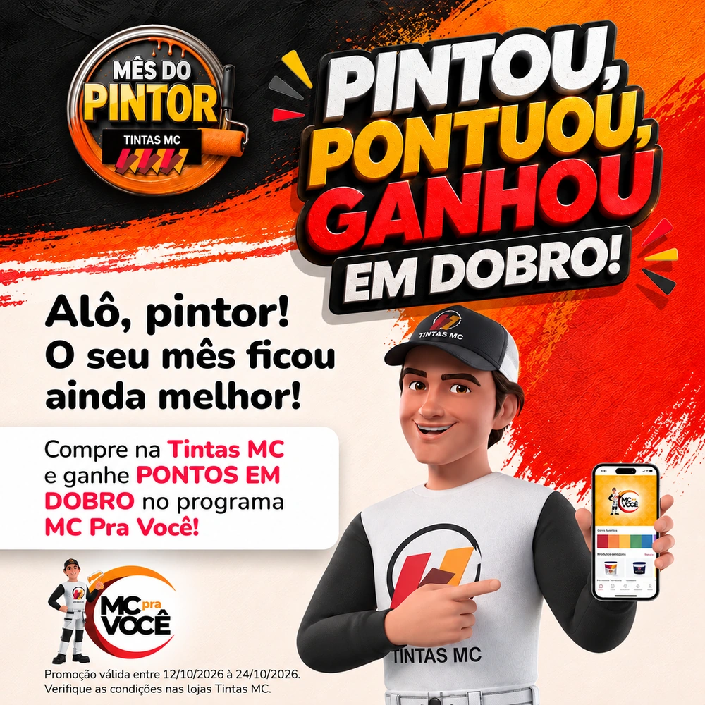 Banner da campanha de ponto em dobro no MC pra Você.